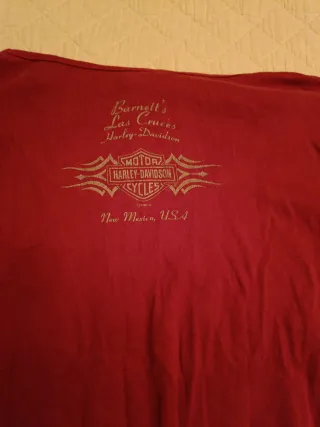 Camiseta Harley Davidson Mujer Roja