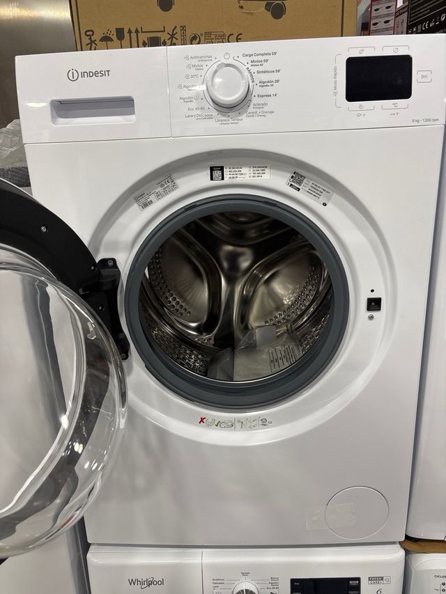 Lavadora Indesit 9kg Clase A