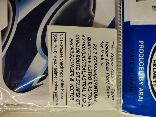 Supporti visiera Arai Nakano Shuriken