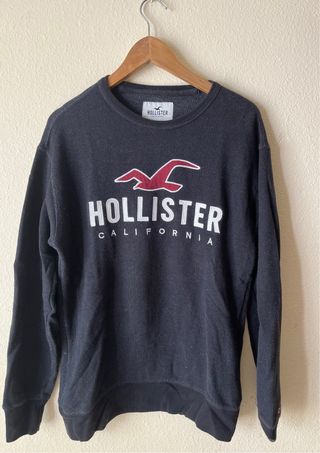 Sudadera Hollister Negra Logo California