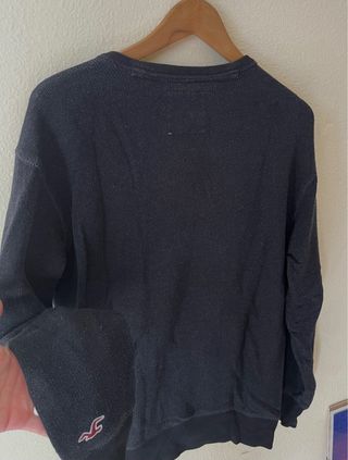 Sudadera Hollister Negra Logo California