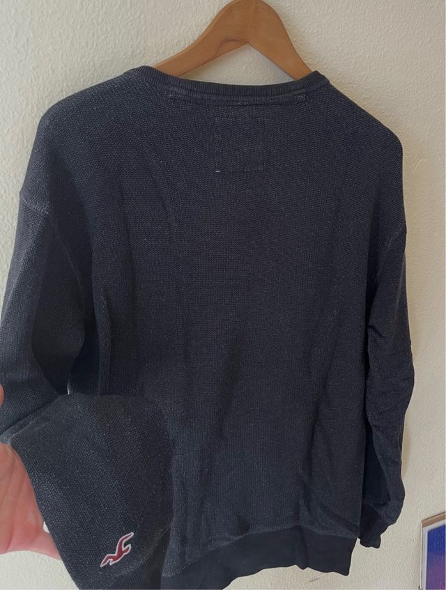 Sudadera Hollister Negra Logo California