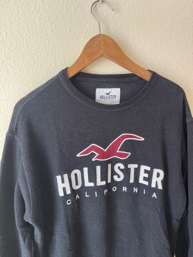 Sudadera Hollister Negra Logo California