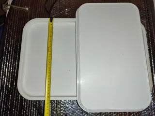 4 Bandejas Plástico Carnicería + 1 Pequeña