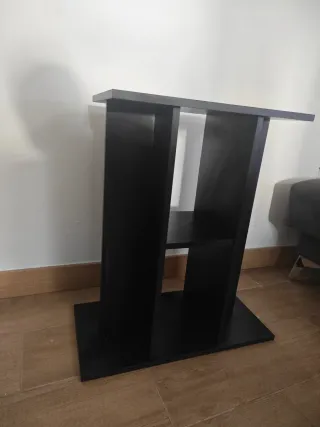 Mueble para pecera negro
