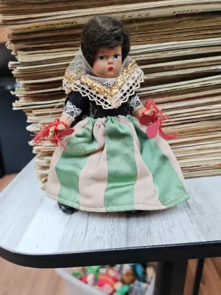 Lote 10 Muñecas Regionales Españolas Anni 50-70