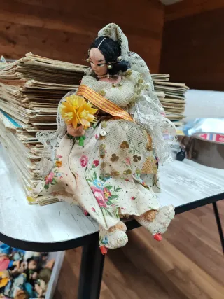 Lote 10 Muñecas Regionales Españolas Anni 50-70