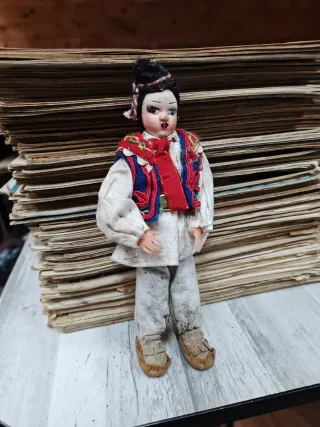 Lote 10 Muñecas Regionales Españolas Anni 50-70