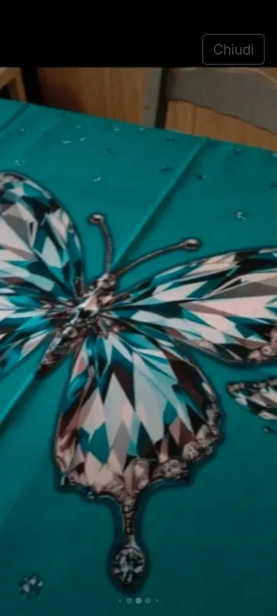 Tovaglia digitale con farfalle