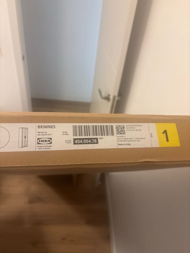 Armario Ikea Brimnes sin abrir