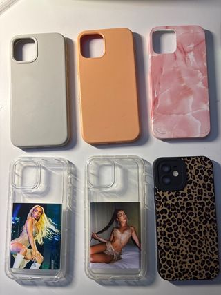 Lote 6 Fundas iPhone 12