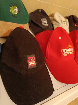 Lote gorras colección