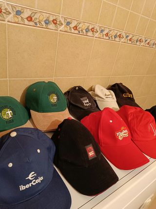 Lote gorras colección