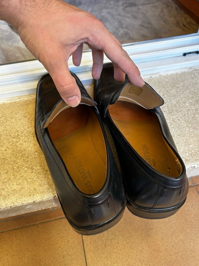 Zapatos Louis Vuitton Talla 44 Negros