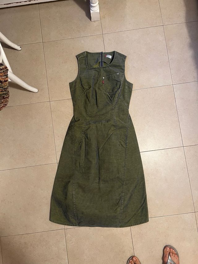 Vestido Levi's Pana Verde Talla S