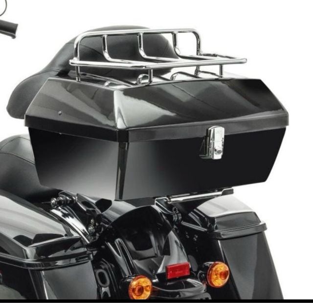 Maletín para moto negro