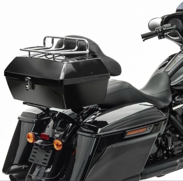 Maletín para moto negro