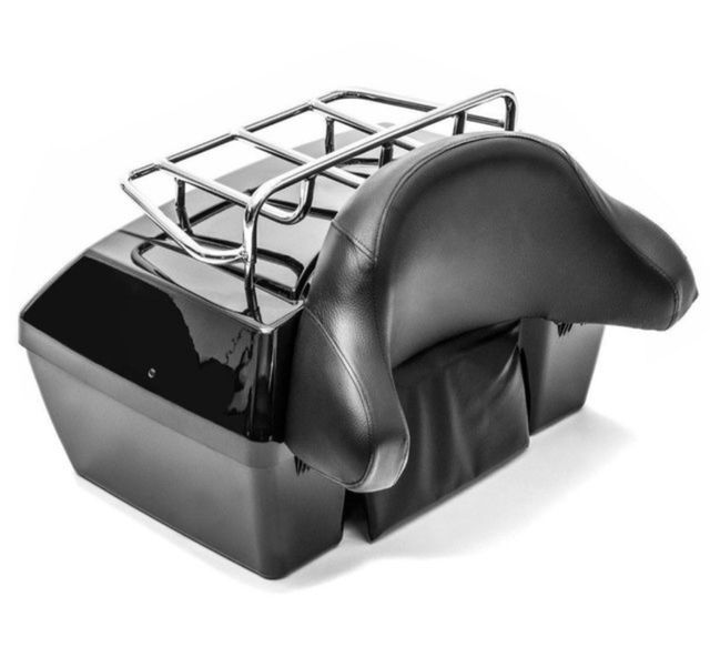 Maletín para moto negro