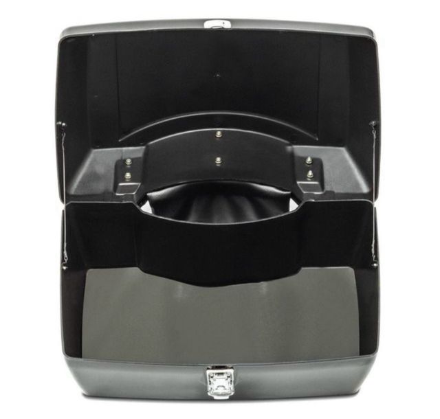 Maletín para moto negro