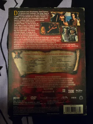 DVD Piratas del Caribe : La Maldicion de la Perla