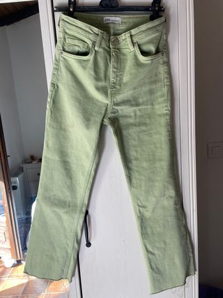 Pantalones Zara Verdes