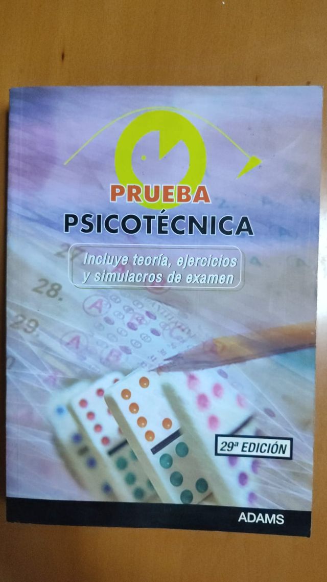 Prueba psicotécnica ADAMS 29 edición