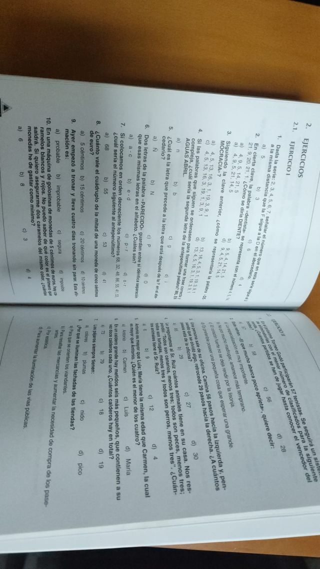 Prueba psicotécnica ADAMS 29 edición