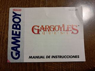 Manuale Gargoyle's per Nintendo Game Boy - Spagnolo