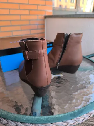 Botines piel Marrón MaryPaz Talla 36 Nuevos