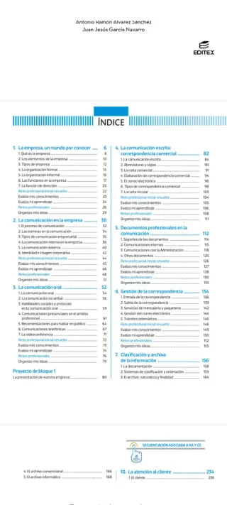 Libro Comunicación y atención al Cliente  Editex