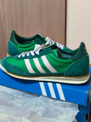 Adidas SL Hombre Verde Blanco