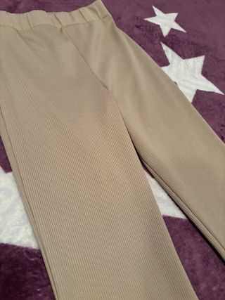 Pantalón campana Shein beige