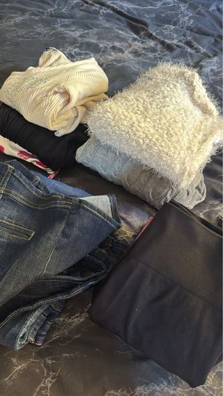 3 lotes de ropa muy bien conservada, zara, bershka