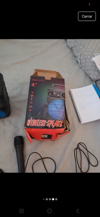 Altavoz Bluetooth con micrófono