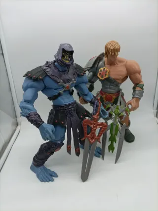 HE-MAN & SKELETOR JUMBO MOTU 200X