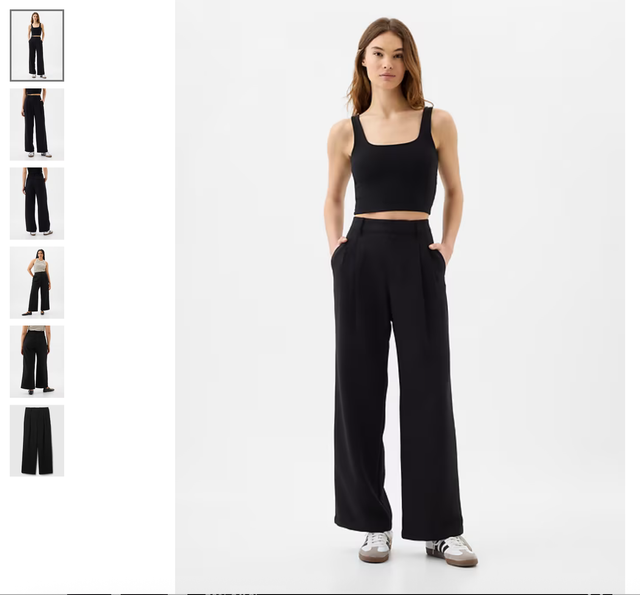 Pantalones GAP Negros Trousers