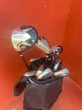 Juego Palos Golf Mikado 10 Piezas + Bolsa
