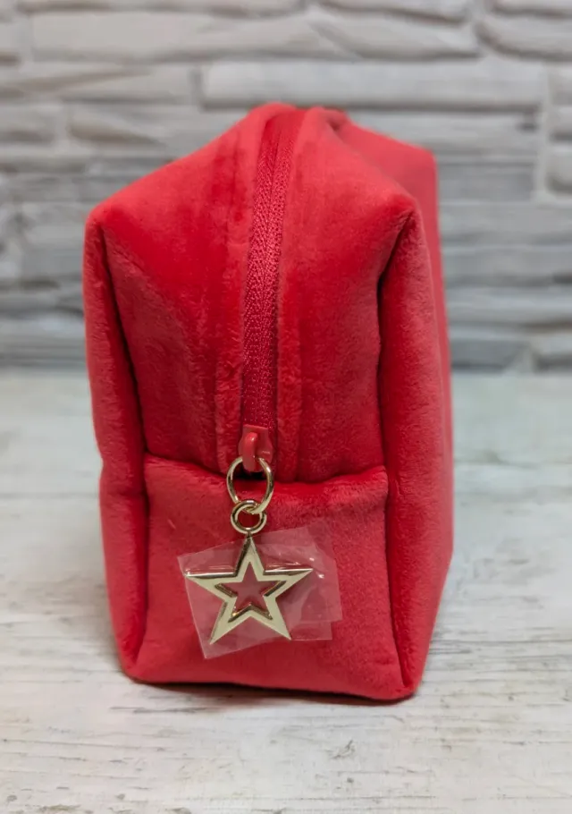 Neceser Clarins Terciopelo Rojo