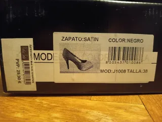 Zapatos de fiesta VERTIZE GALA negros T.38