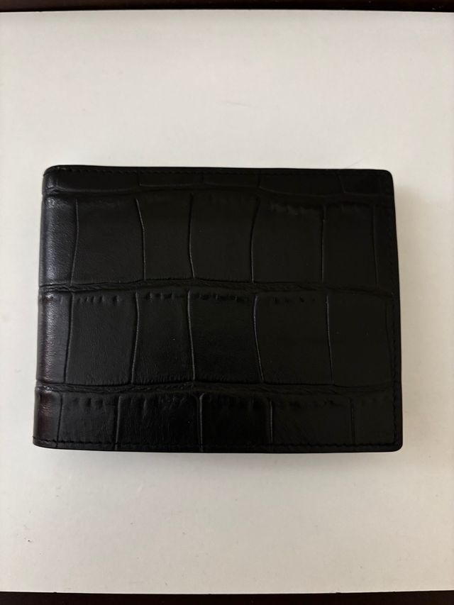 Portafoglio Guess Nero Coccodrillo