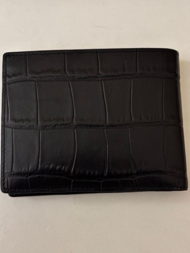 Portafoglio Guess Nero Coccodrillo