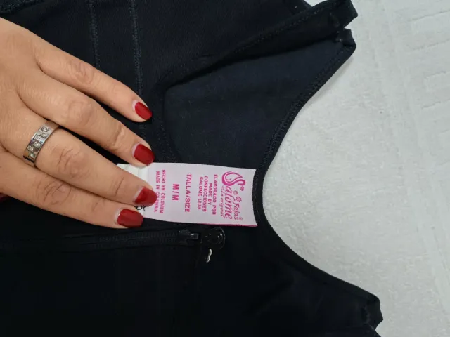 Faja Salome Talla M Negra Colombiana