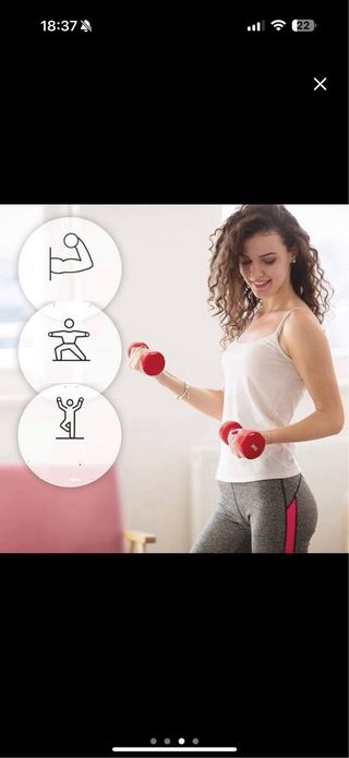 Mancuernas verdes 4kg (Set de 2)