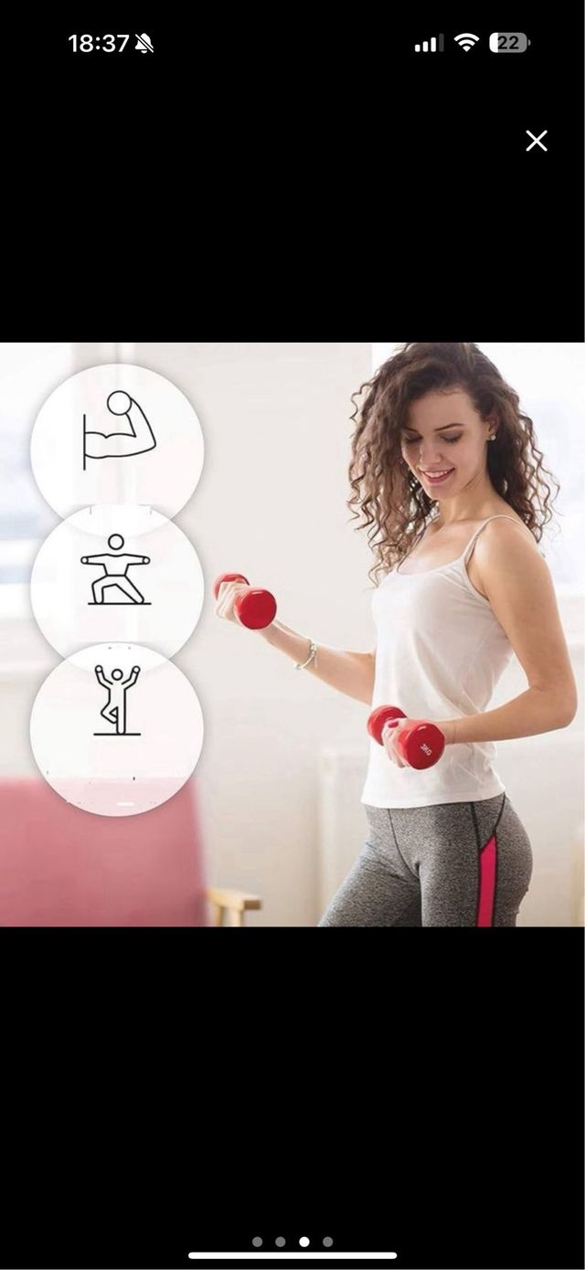 Mancuernas verdes 4kg (Set de 2)