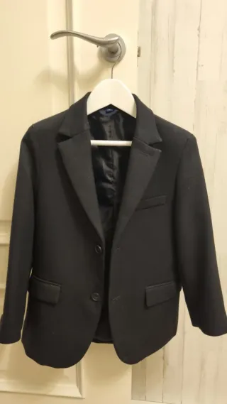 Chaqueta americana azul marino niño