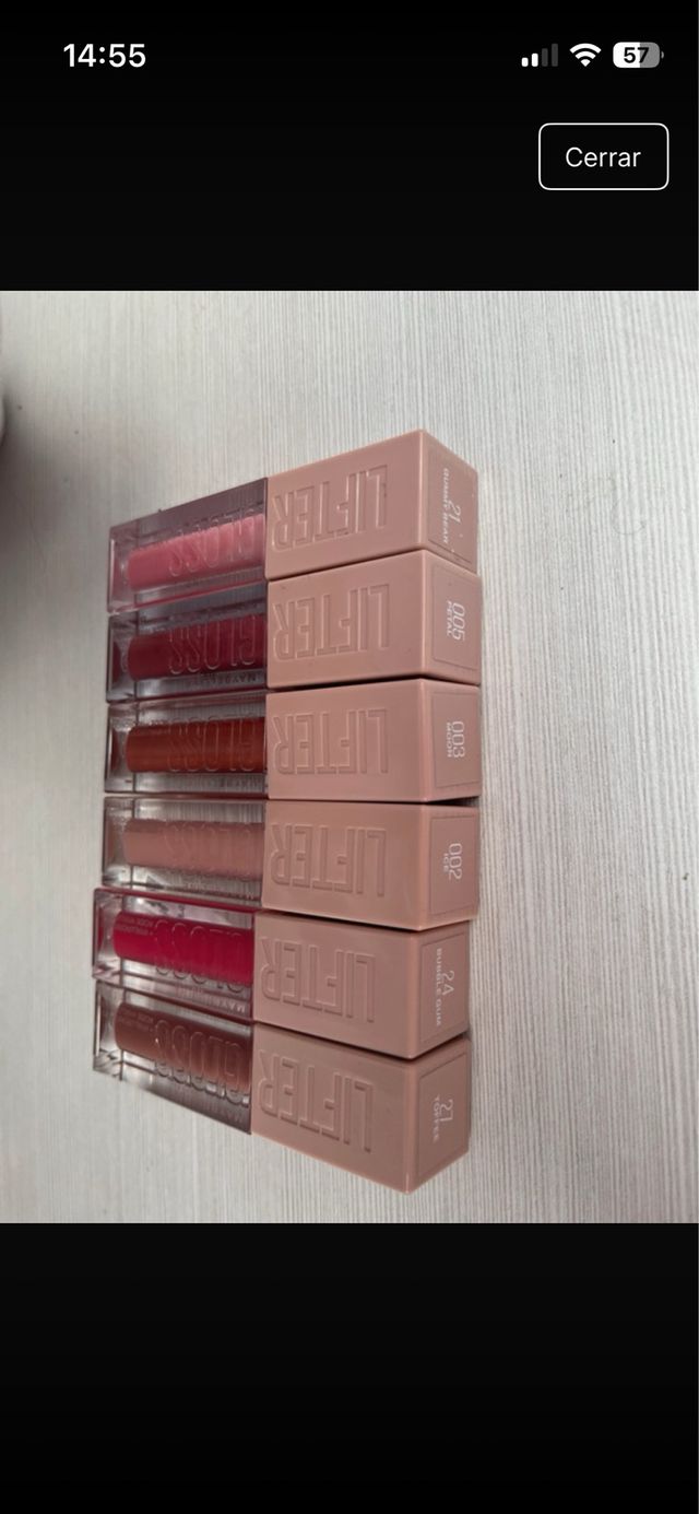 Pack 2 Lifter Gloss Maybelline