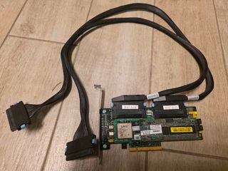 Scheda HP Smart Array SCSI 256MB cache con cavi