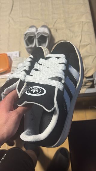 Adidas Campus Zapatillas Negras Blancas