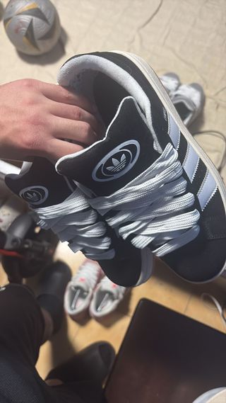 Adidas Campus Zapatillas Negras Blancas