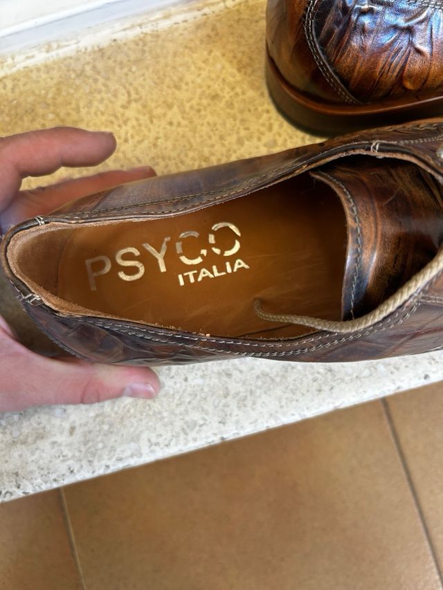 Zapatos Psyco Italia Marrones sin estrenar